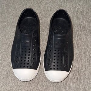 Native Kids Shoes in Black and White